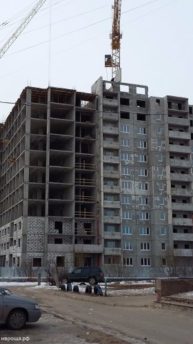 Ход строительства ЖК Зеленая Роща (ул. Лежневская) на 8 марта 2016