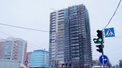 Ход строительства ЖК Центральный (ул. Зеленая) на 12 января 2017