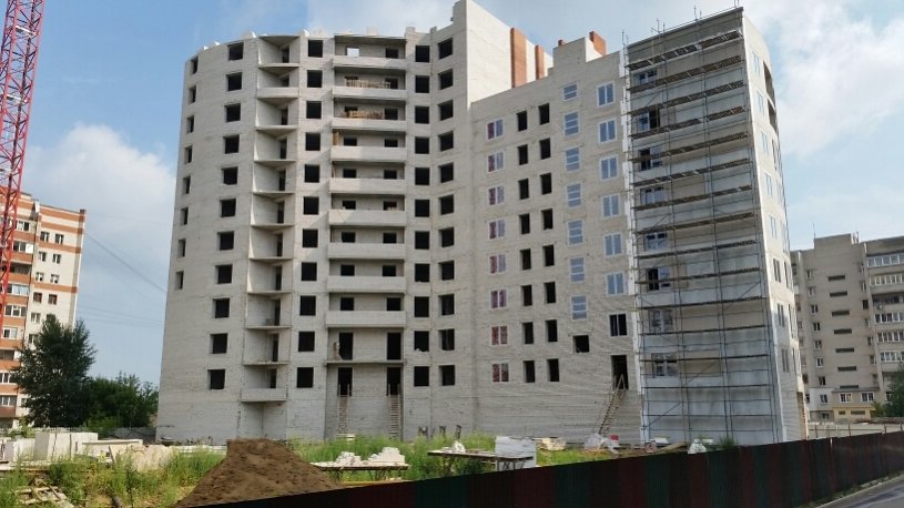 Ход строительства ЖК Аристократ 2 (1 очередь, ул. Лежневская) на 3 июня 2015
