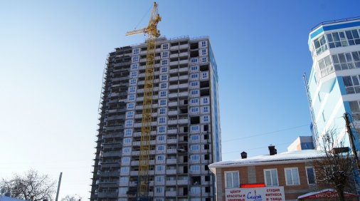 Ход строительства ЖК Центральный (ул. Зеленая) на 25 января 2017