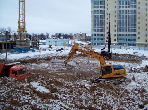 Ход строительства ЖК Престиж Сити, 17 этажей, корпус Б на 1 марта 2013