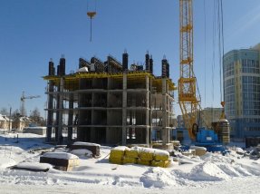 Ход строительства ЖК Престиж Сити, 17 этажей, корпус Б на 28 марта 2013