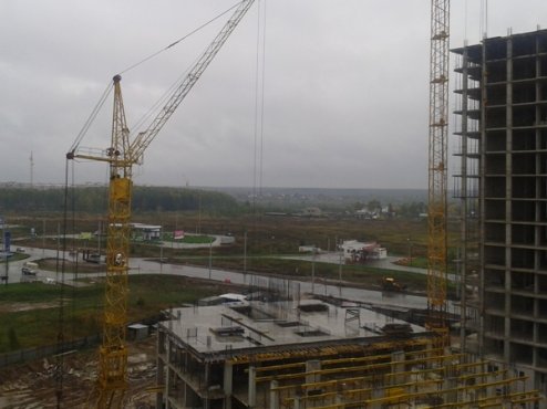 Ход строительства ЖК Престиж Сити, 17 этажей, корпус Б на 23 сентября 2013