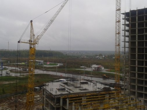 Ход строительства ЖК Престиж Сити, 17 этажей, корпус Б на 23 сентября 2013