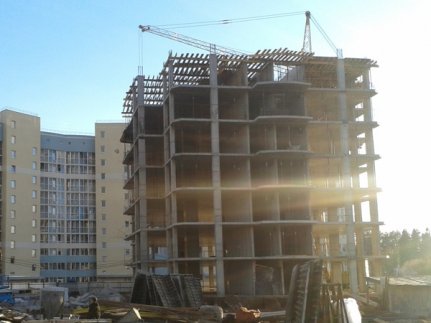 Ход строительства ЖК Престиж Сити, 17 этажей, корпус Б на 30 октября 2013