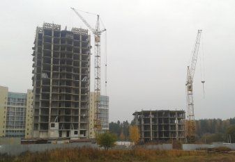 Ход строительства ЖК Престиж Сити, 17 этажей, корпус Б на 10 октября 2014