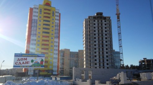 Ход строительства ЖК Престиж Сити, 17 этажей, корпус Б на 19 февраля 2015