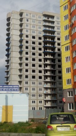 Ход строительства ЖК Престиж Сити, 17 этажей, корпус Б на 29 мая 2015