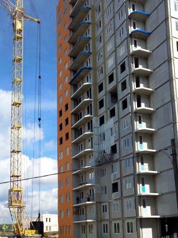 Ход строительства ЖК Престиж Сити, 17 этажей, корпус Б на 31 августа 2015