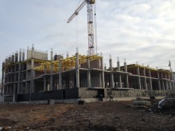 Ход строительства ЖК Благовещенский, корпус А на 12 марта 2014