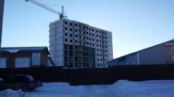 Ход строительства ЖК Благовещенский, корпус А на 19 февраля 2015