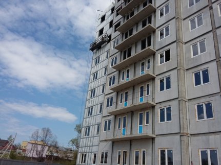 Ход строительства ЖК Благовещенский, корпус А на 14 марта 2017