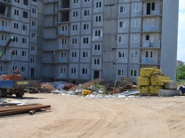 Ход строительства ЖК Благовещенский, корпус А на 28 июня 2015