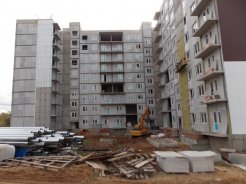 Ход строительства ЖК Благовещенский, корпус А на 5 октября 2015