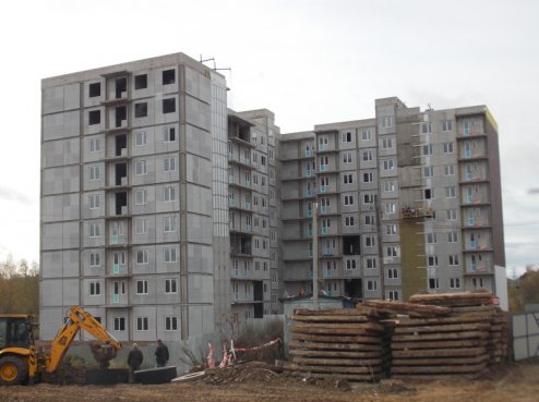 Ход строительства ЖК Благовещенский, корпус А на 5 октября 2015