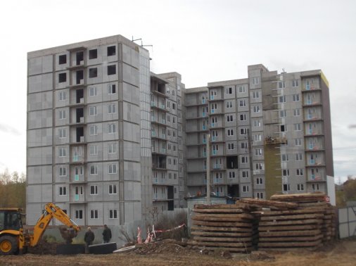Ход строительства ЖК Благовещенский, корпус А на 5 октября 2015