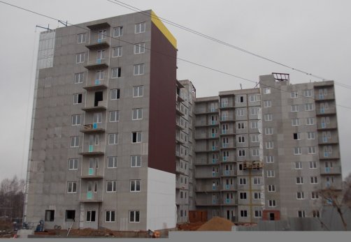 Ход строительства ЖК Благовещенский, корпус А на 10 ноября 2015