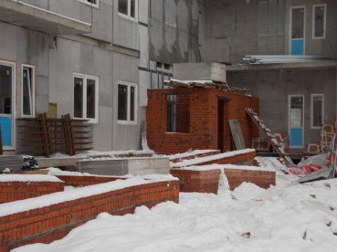 Ход строительства ЖК Благовещенский, корпус А на 24 ноября 2015