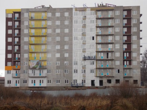 Ход строительства ЖК Благовещенский, корпус А на 7 декабря 2015