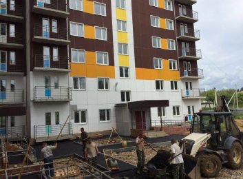 Ход строительства ЖК Благовещенский, корпус А на 12 июля 2016