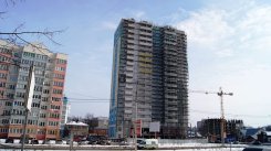 Ход строительства ЖК Центральный (ул. Зеленая) на 9 марта 2017