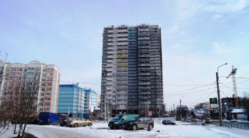 Ход строительства ЖК Центральный (ул. Зеленая) на 9 марта 2017