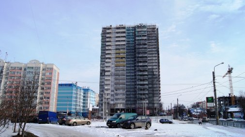 Ход строительства ЖК Центральный (ул. Зеленая) на 9 марта 2017