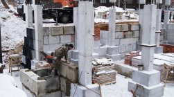 Ход строительства ЖК на ул. Б. Хмельницкого на 11 января 2017