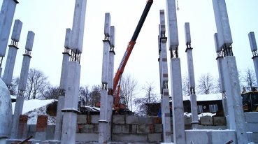 Ход строительства ЖК на ул. Б. Хмельницкого на 11 января 2017