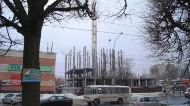 Ход строительства ЖК на ул. Б. Хмельницкого на 3 марта 2017