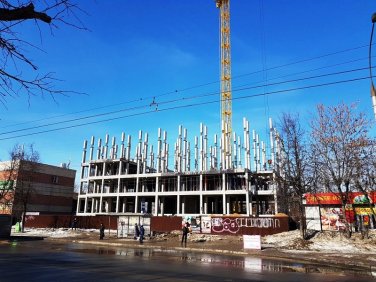 Ход строительства ЖК на ул. Б. Хмельницкого на 14 марта 2017