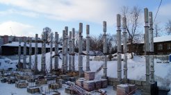Ход строительства ЖК на ул. Б. Хмельницкого на 13 декабря 2016