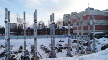 Ход строительства ЖК на ул. Б. Хмельницкого на 13 декабря 2016