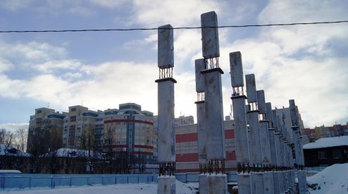 Ход строительства ЖК на ул. Б. Хмельницкого на 13 декабря 2016