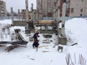 Ход строительства ЖК Гранат (Бакинский проезд) на 31 января 2017