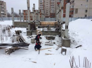 Ход строительства ЖК Гранат (Бакинский проезд) на 31 января 2017