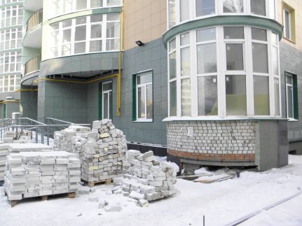 Ход строительства ЖК Преображенский, литер Б (ул. Пролетарская) на 2 февраля 2012