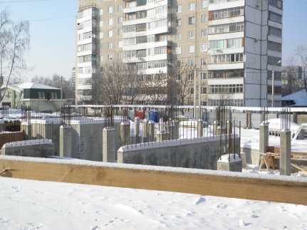 Ход строительства ЖК Преображенский, литер А (ул. Пролетарская) на 27 февраля 2012