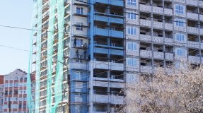Ход строительства ЖК Центральный (ул. Зеленая) на 4 апреля 2017