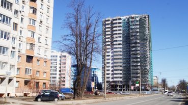 Ход строительства ЖК Центральный (ул. Зеленая) на 4 апреля 2017