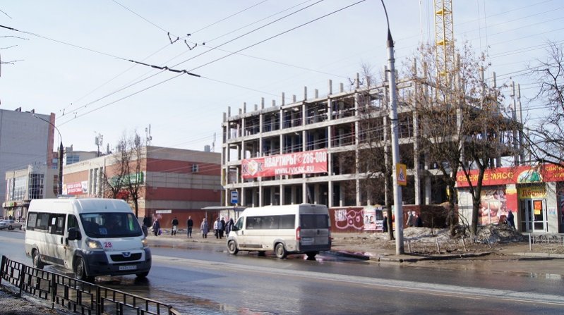 Ход строительства ЖК на ул. Б. Хмельницкого на 22 марта 2017