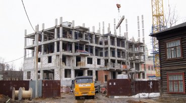 Ход строительства ЖК на ул. Б. Хмельницкого на 24 марта 2017