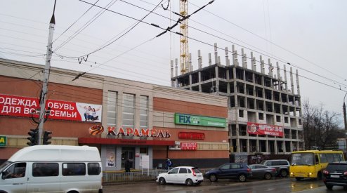 Ход строительства ЖК на ул. Б. Хмельницкого на 7 апреля 2017