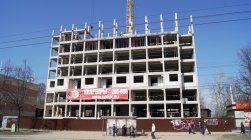 Ход строительства ЖК на ул. Б. Хмельницкого на 11 апреля 2017