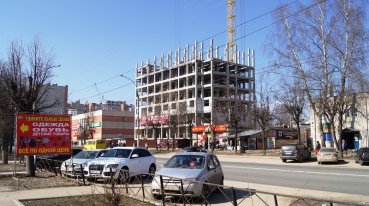 Ход строительства ЖК на ул. Б. Хмельницкого на 11 апреля 2017