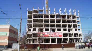 Ход строительства ЖК на ул. Б. Хмельницкого на 11 апреля 2017