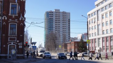 Ход строительства ЖК Центральный (ул. Зеленая) на 4 апреля 2017