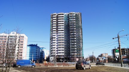 Ход строительства ЖК Центральный (ул. Зеленая) на 4 апреля 2017