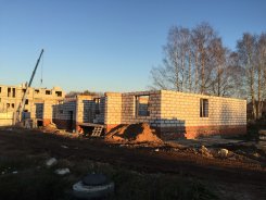 Ход строительства Микрорайон Новая Дерябиха, дом №59 на 12 октября 2016