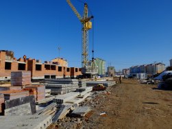 Ход строительства Многоквартирный жилой дом, Литер 1 (мкр. Новая Ильинка 3) на 13 марта 2016